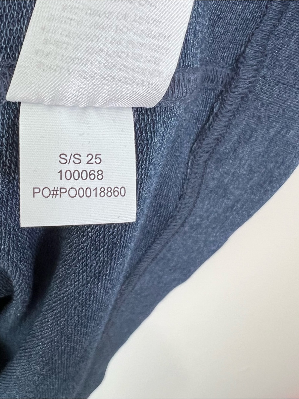 Title Nine NBD Dress Sz M Blue Soft Stretch Terry Knit Long Sleeve Pockets NWOT - Picture 8 of 8